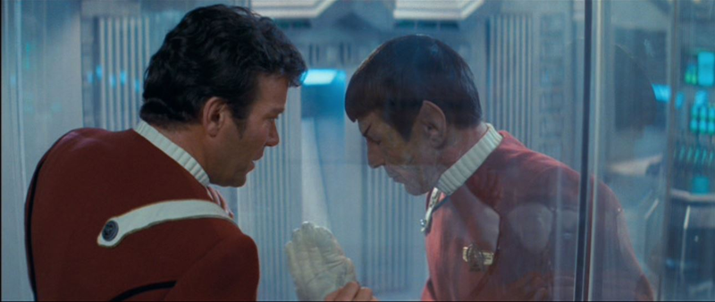 Star Trek II: The Wrath of Khan (top) and Star Trek Into Darkness (bottom)